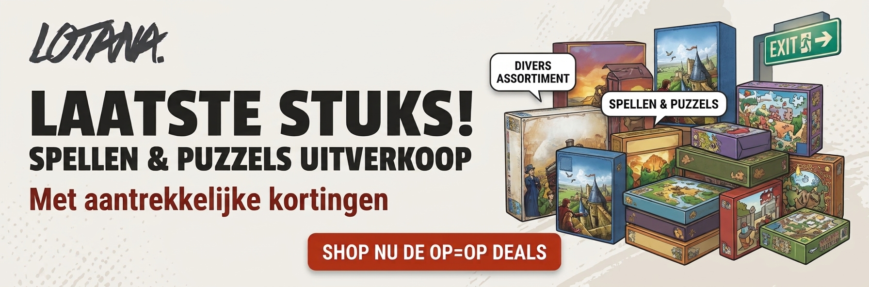 Laatste stuks met korting