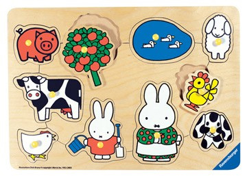 nijntje - houten inlegpuzzel