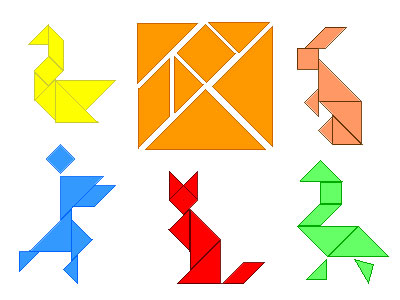 Tangram kleuren